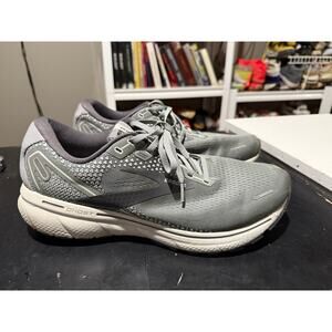 Brooks Ghost 14 Mens Size 12 Running Shoes Gray Athletic Sneaker